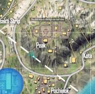 Peak on the Bermuda Remastered map